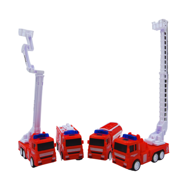 Esquadrão de Bombeiros - Kit com 4 caminhões - Image 3