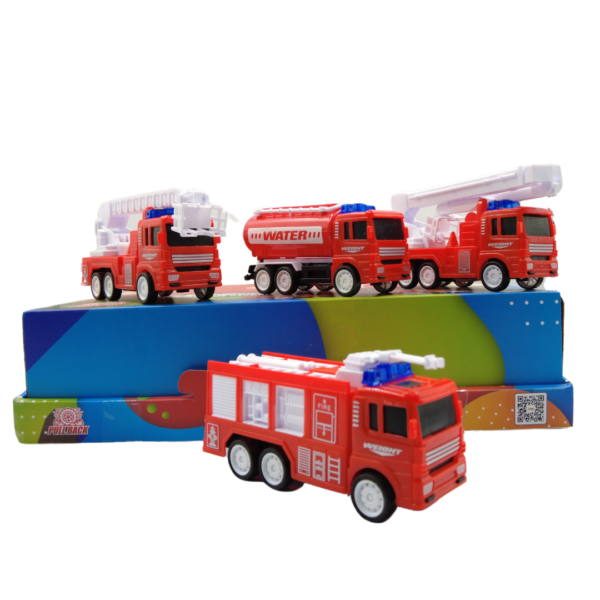 Esquadrão de Bombeiros - Kit com 4 caminhões - Image 6